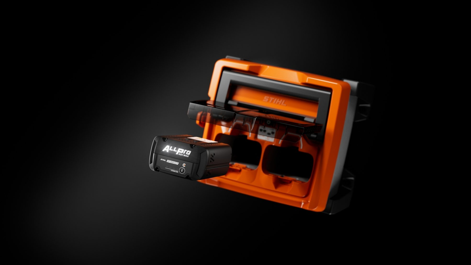 STIHL ALLPRO battery with professional high-speed charger
